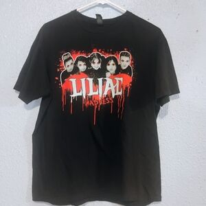 Vamp Metal Rocker Band Liliac Madness Tour Music Tshirt Large Rare